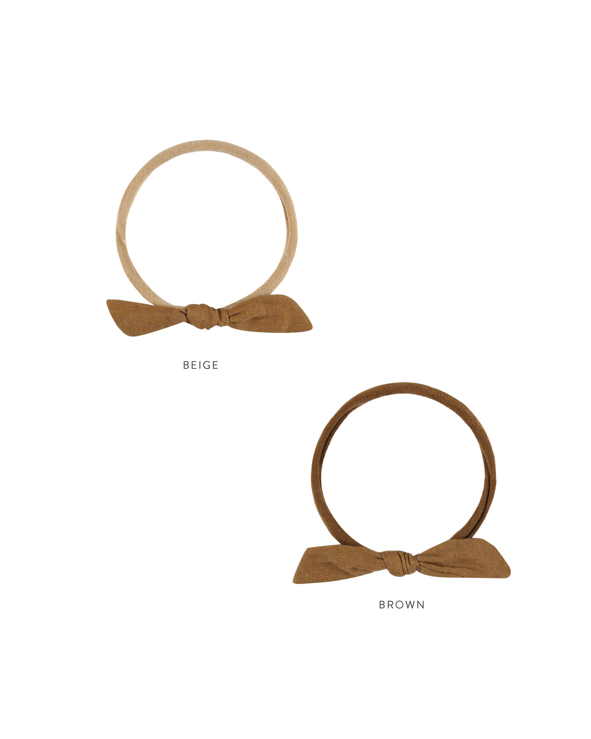 Rylee + Cru Little Knot Headband - Saddle