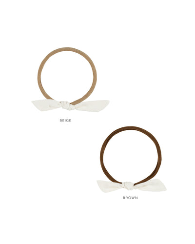 Rylee + Cru Little Knot Headband - Ivory