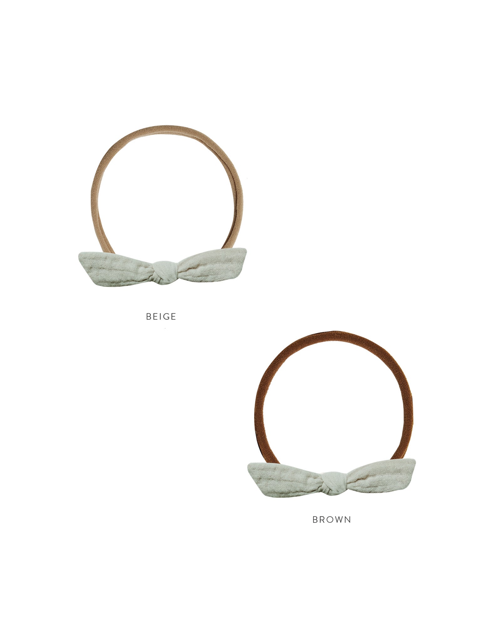 Rylee + Cru Little Knot Headband - Seafoam