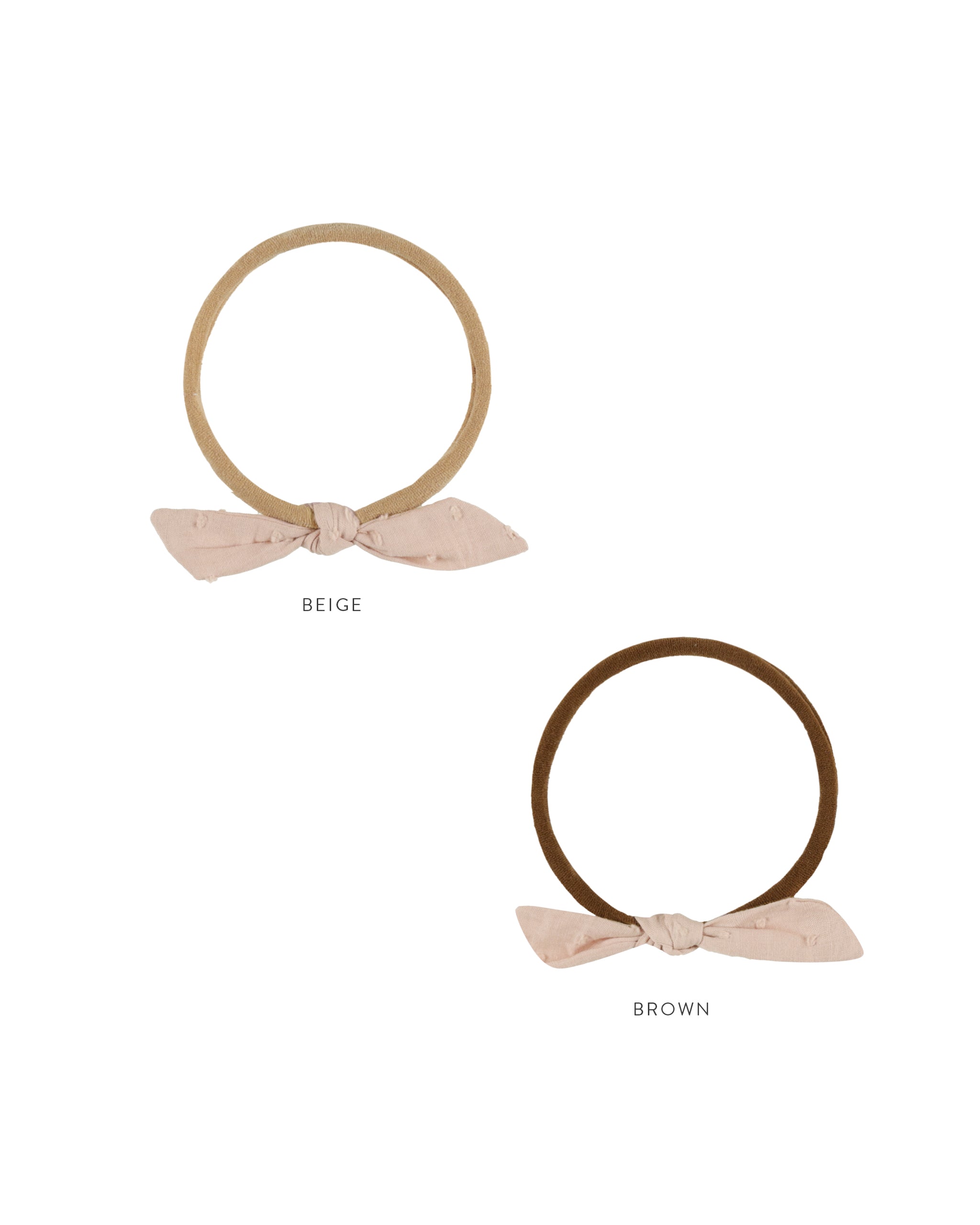 Rylee + Cru Little Knot Headband - Blush