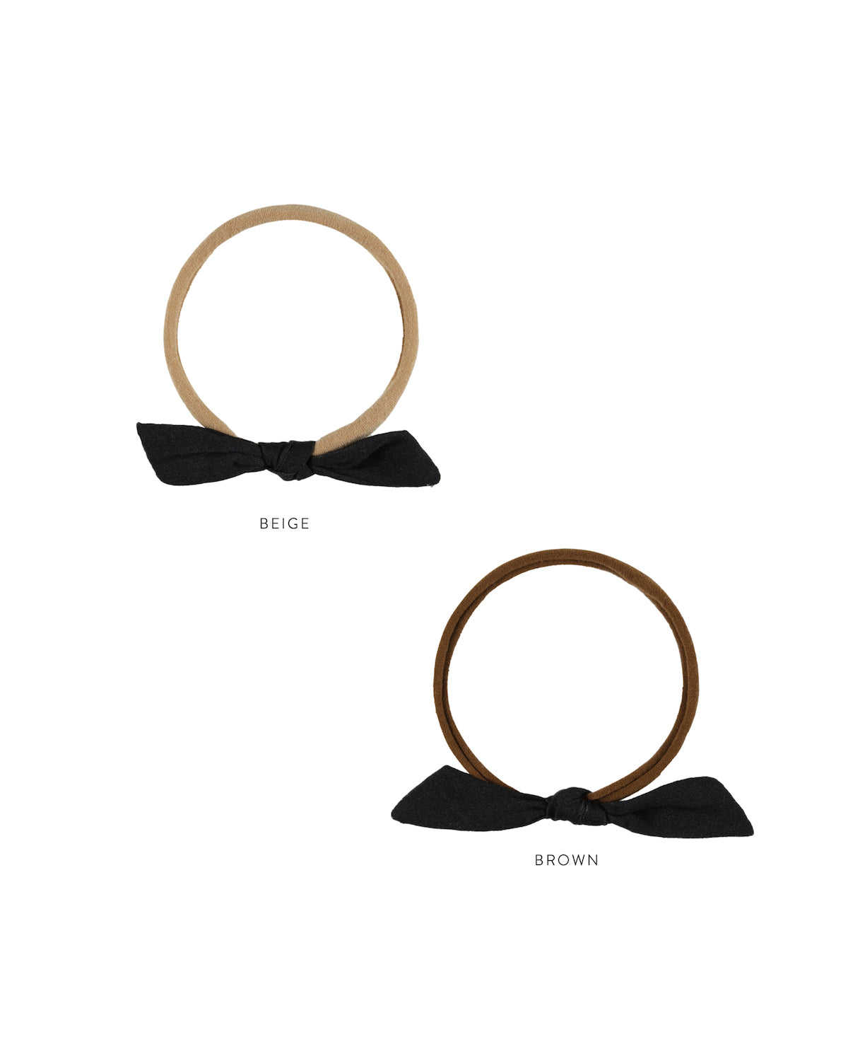 Rylee + Cru Little Knot Headband - Washed Black