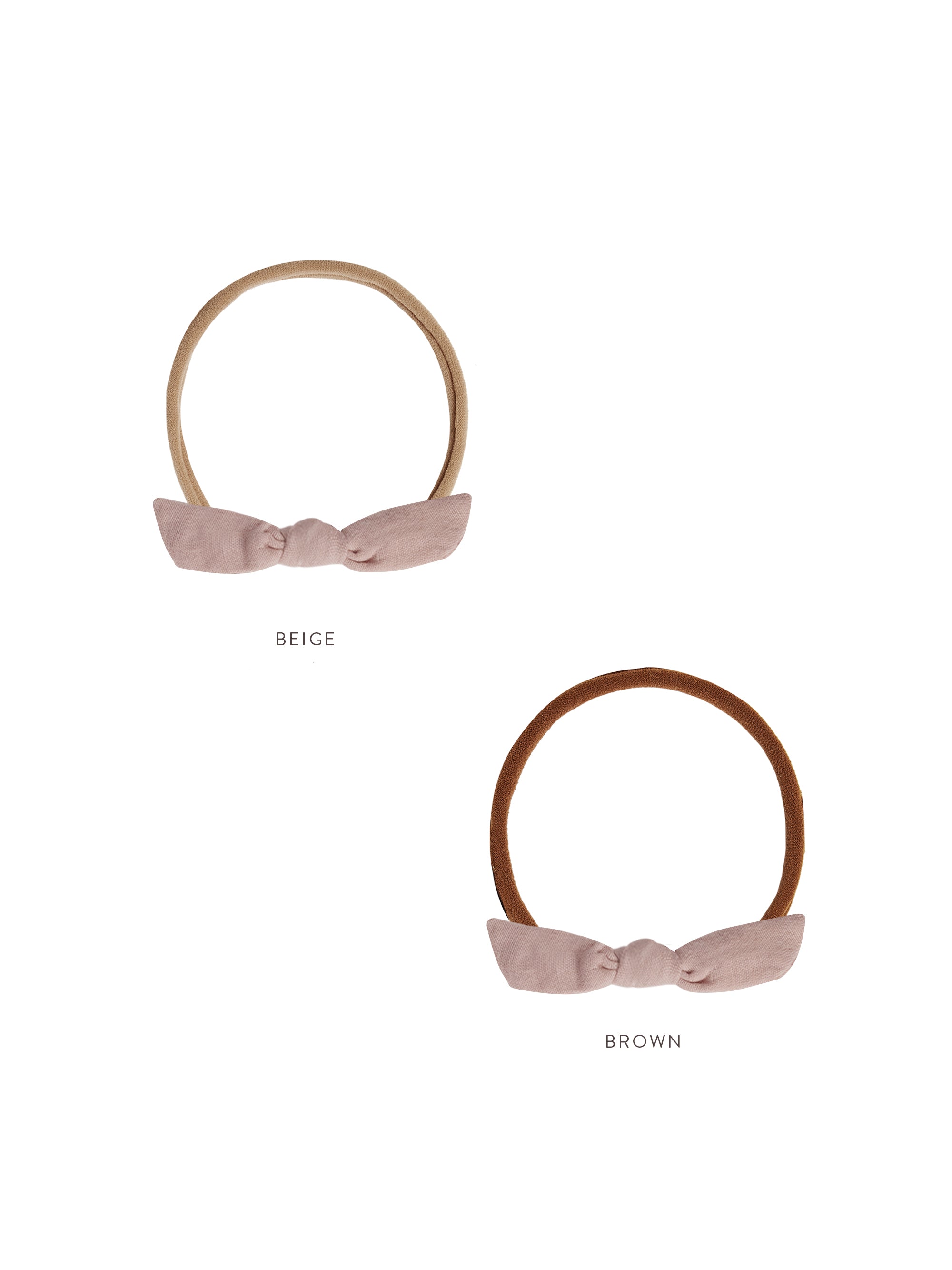 Rylee + Cru Little Knot Headband - Mauve