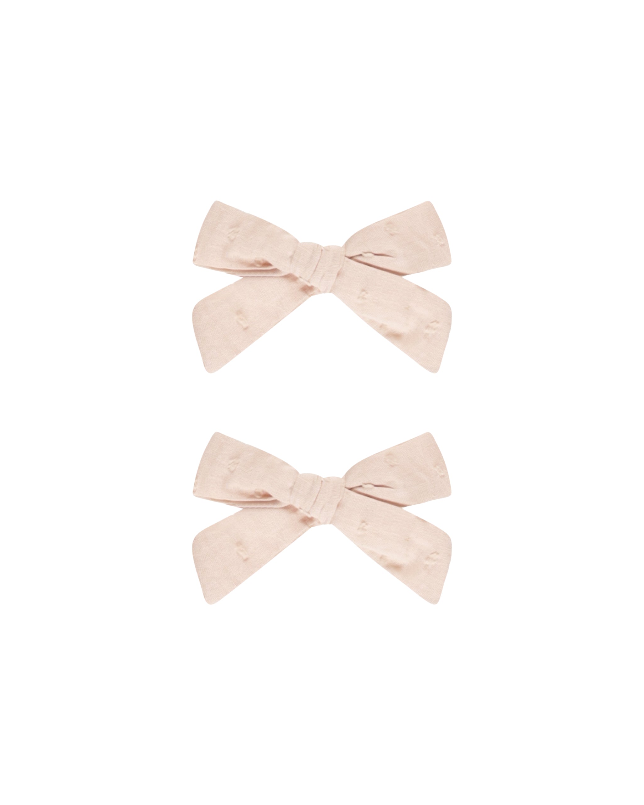 Rylee + Cru Bows, Set Of 2 - Shell