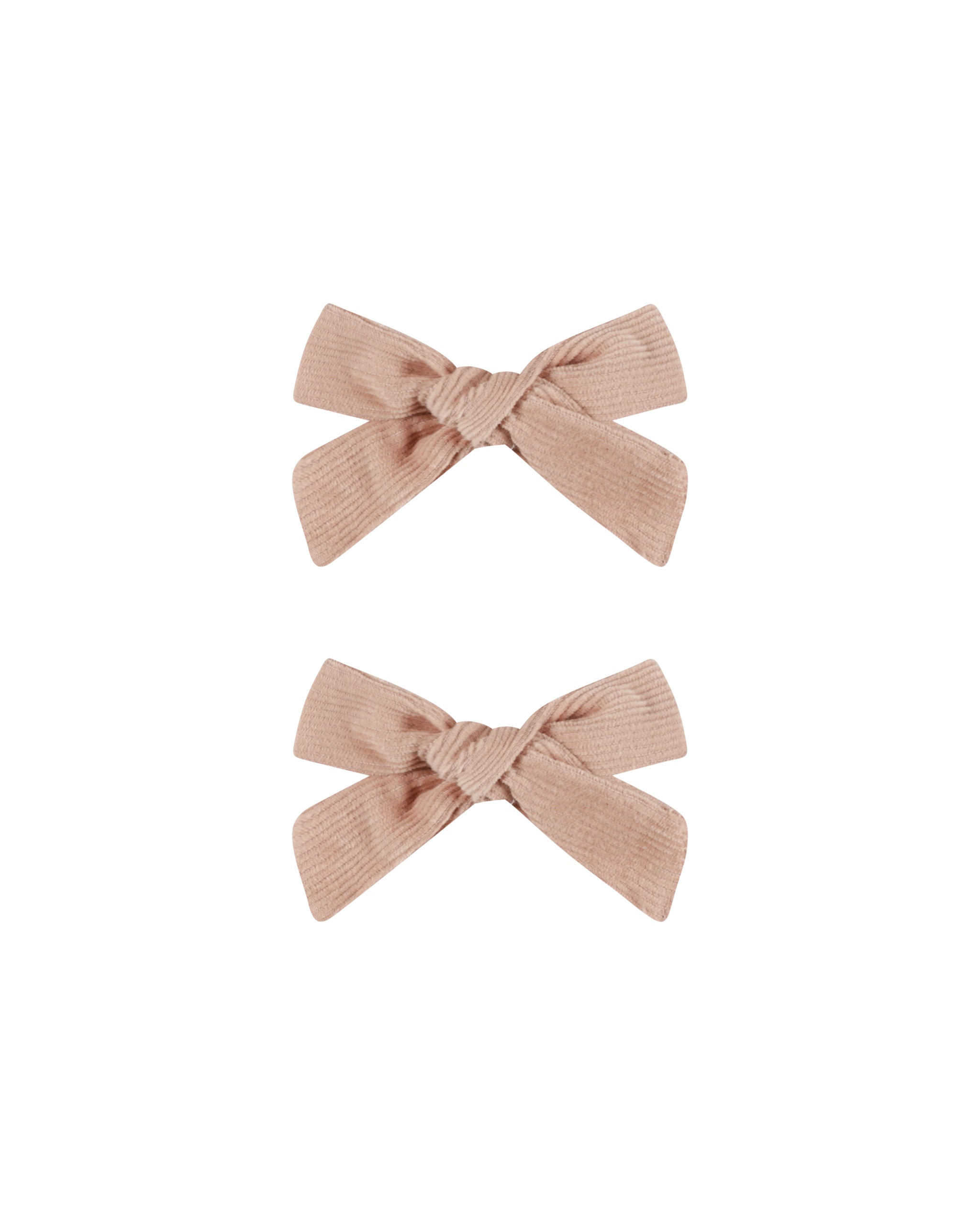 Rylee + Cru Bows, Set Of 2 - Rose