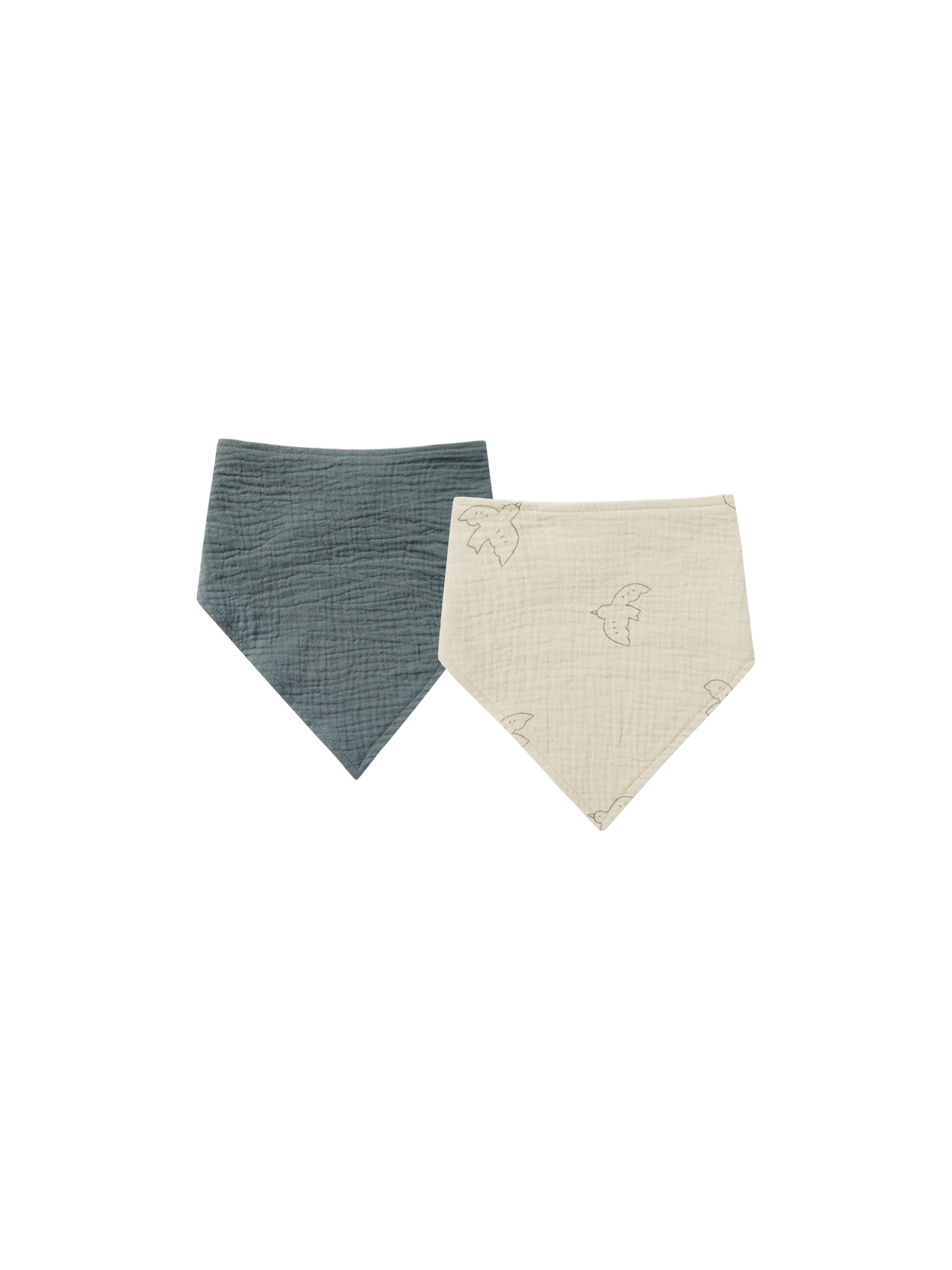 Rylee + Cru Scarf Bib Set - Soar, Indigo