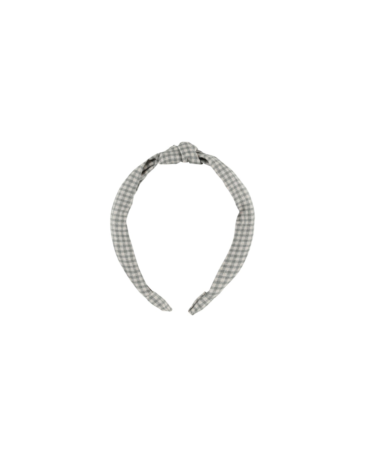 Rylee + Cru Knotted Headband - Forest Gingham