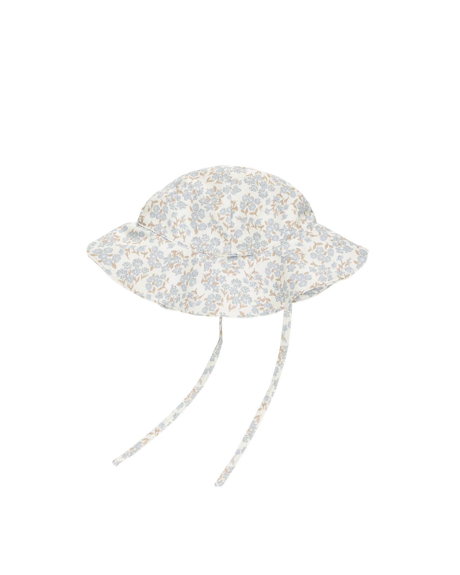 Rylee + Cru Floppy Swim Hat - Blue Ditsy