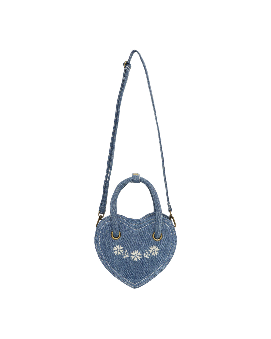 Rylee + Cru Heart Purse - Indigo