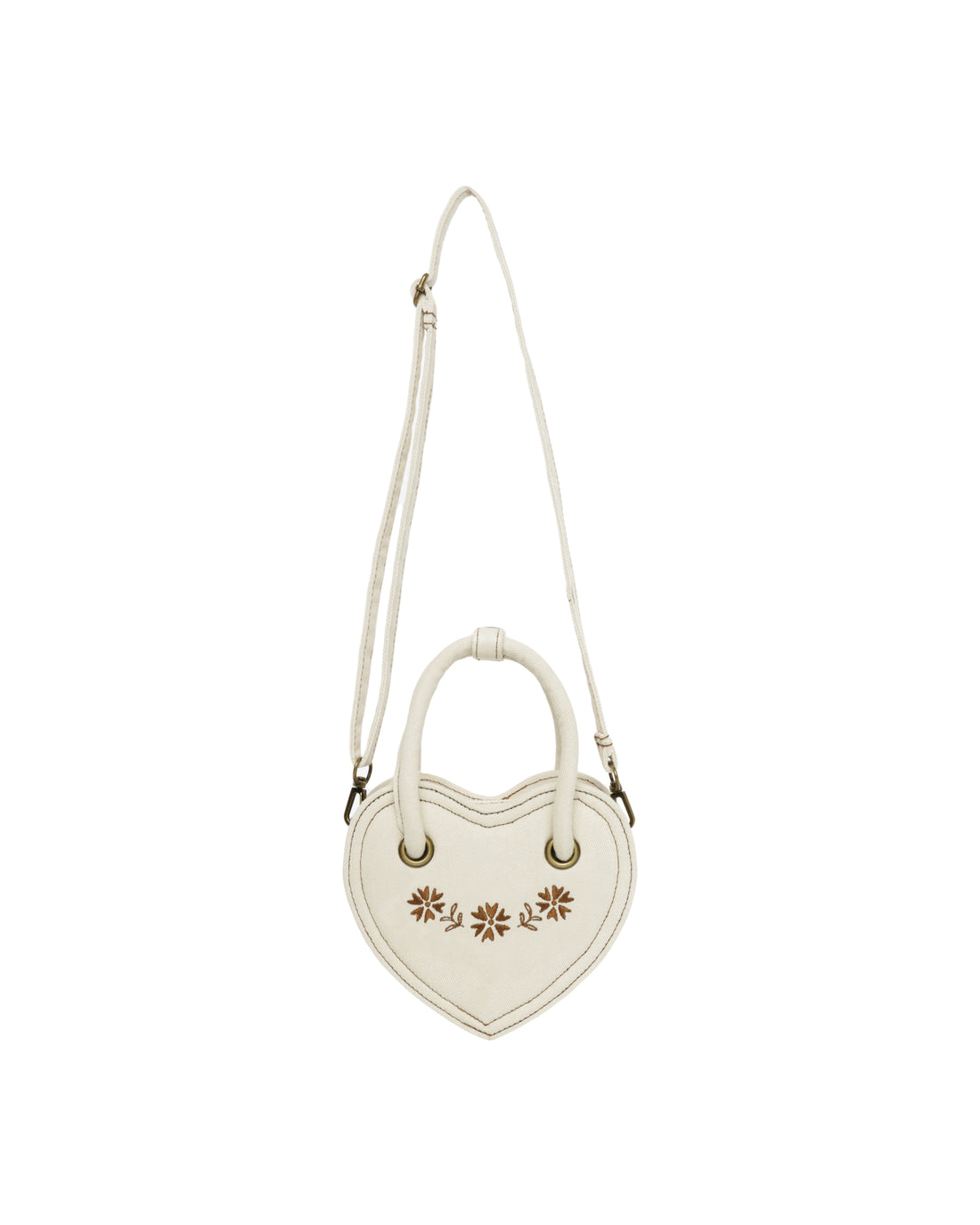 Rylee + Cru Heart Purse - Natural