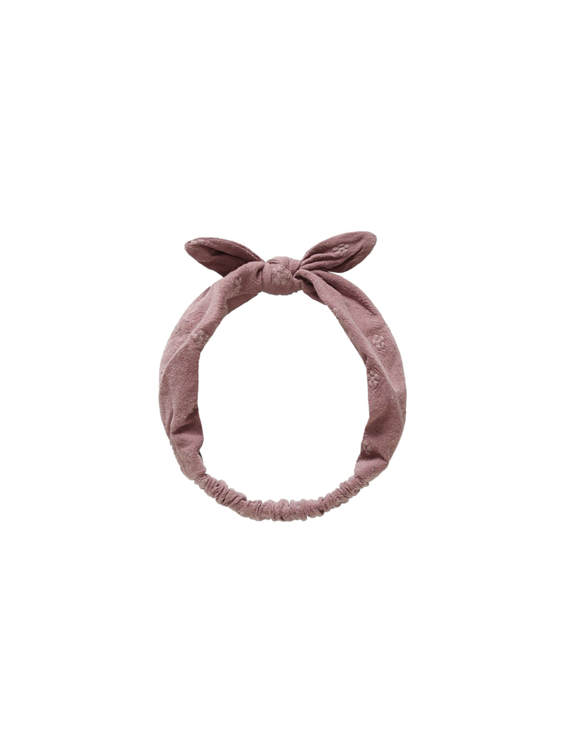 Rylee + Cru Baby Bow Headband - Mulberry Daisy