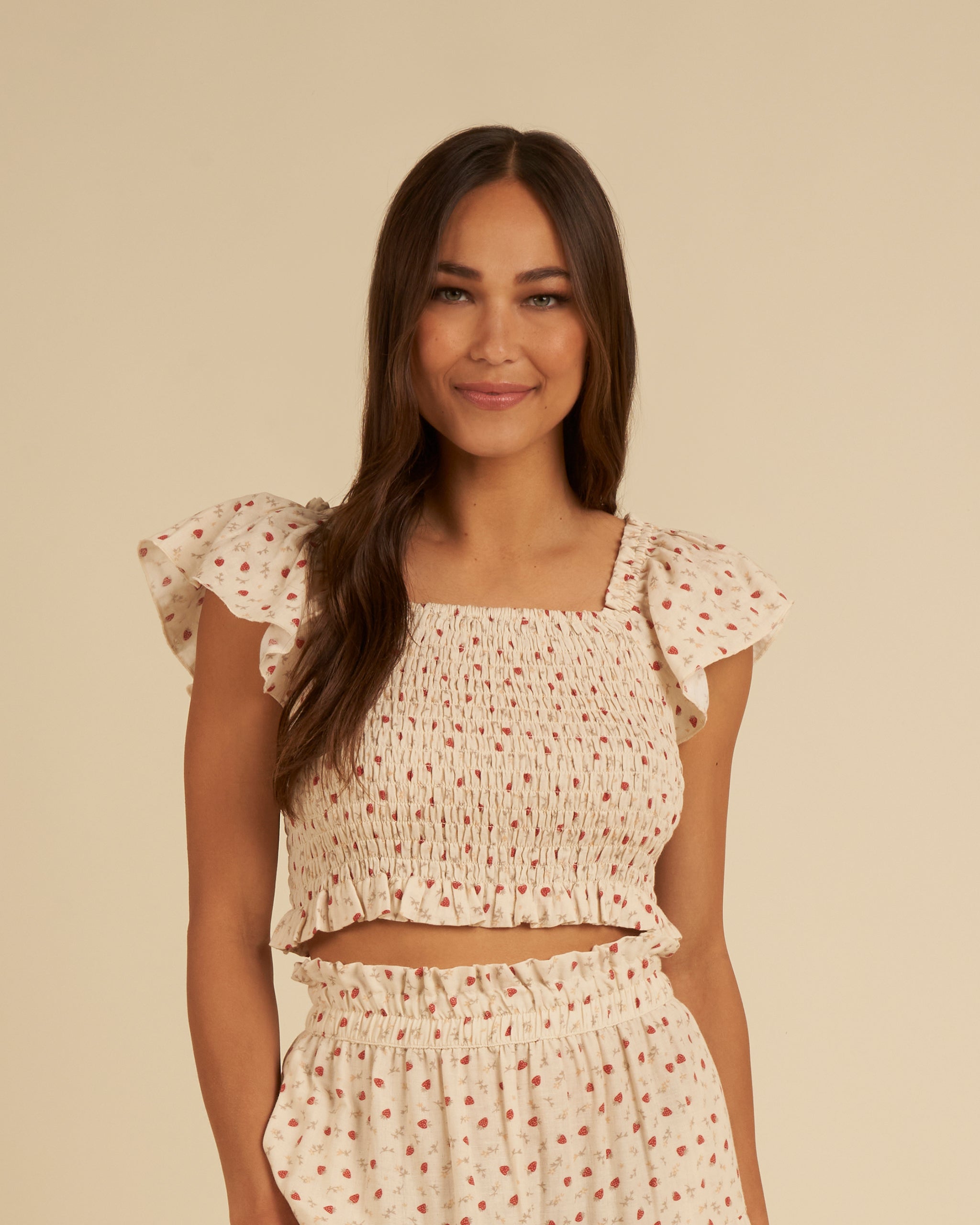 Rylee + Cru Women Zayla Top - Strawberry Fields