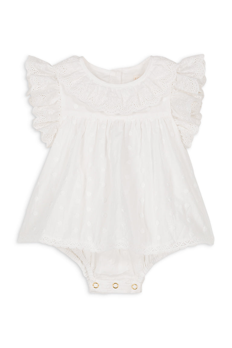 Louise Misha Anusha Romper - White