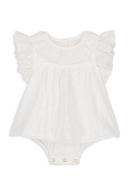 Louise Misha Anusha Romper - White