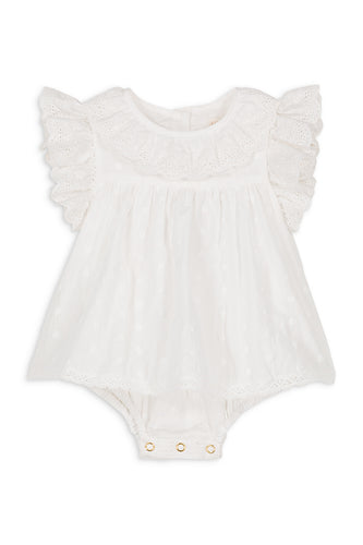 Louise Misha Anusha Romper - White