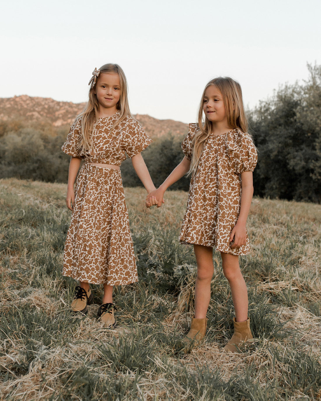 Rylee + Cru Willow Dress - Gold Gardens