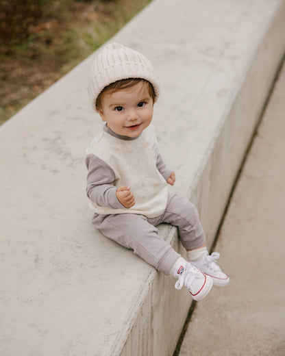 Rylee + Cru Born To Skate Long Sleeve Skater Tee - Ivory