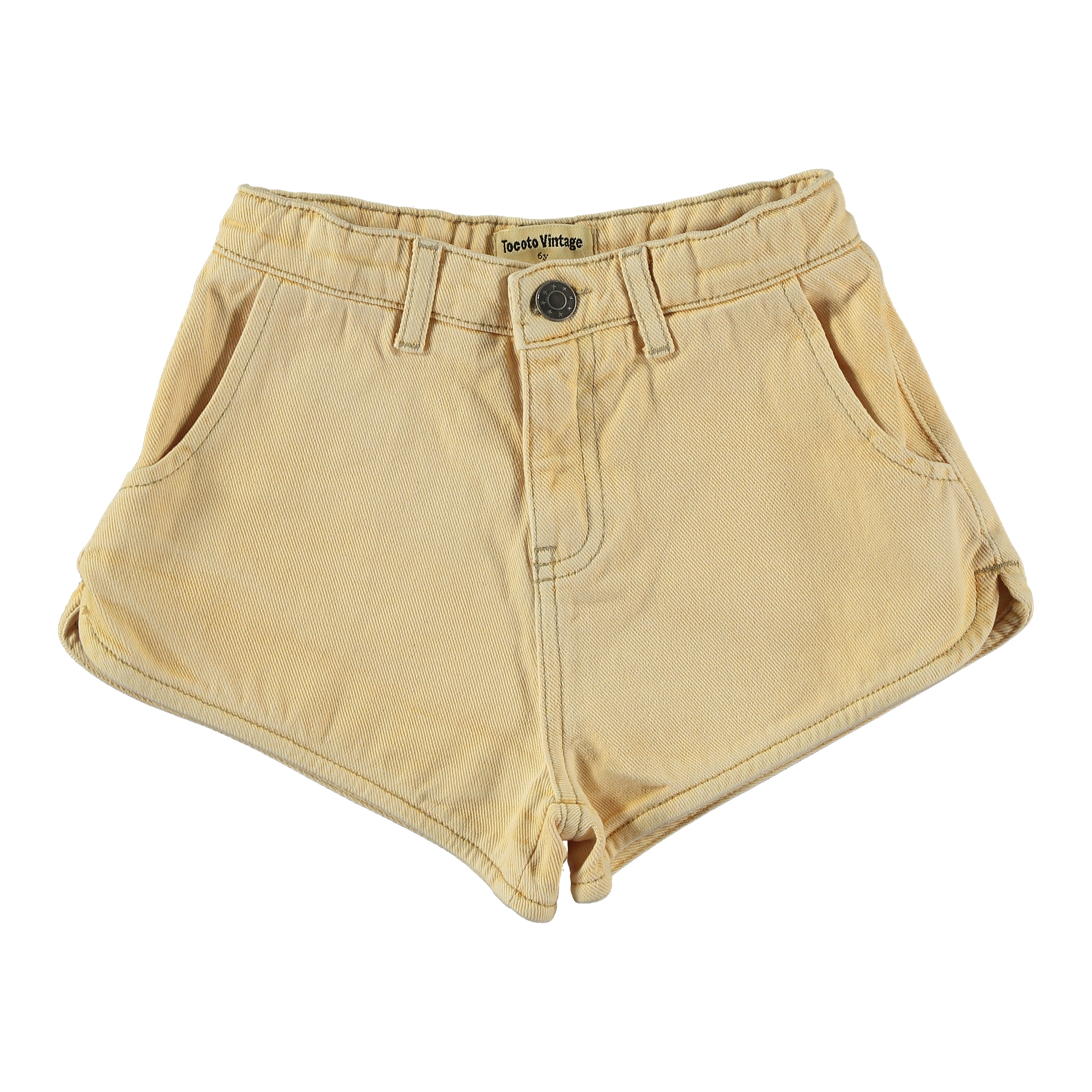 Tocoto Vintage Twill Shorts - Yellow