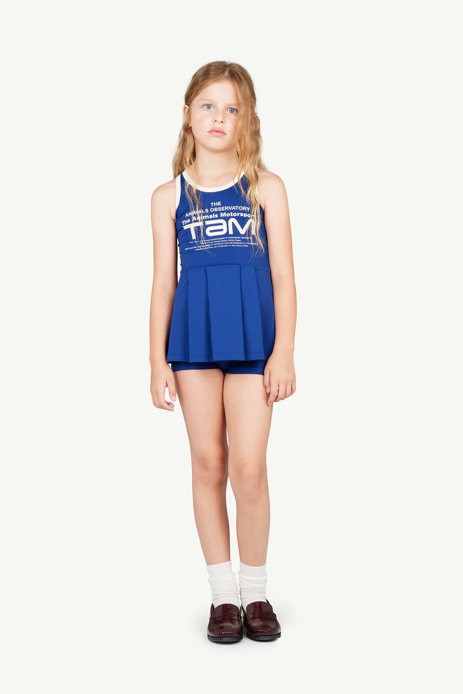 The Animals Observatory Vulture Kids Dress - Navy