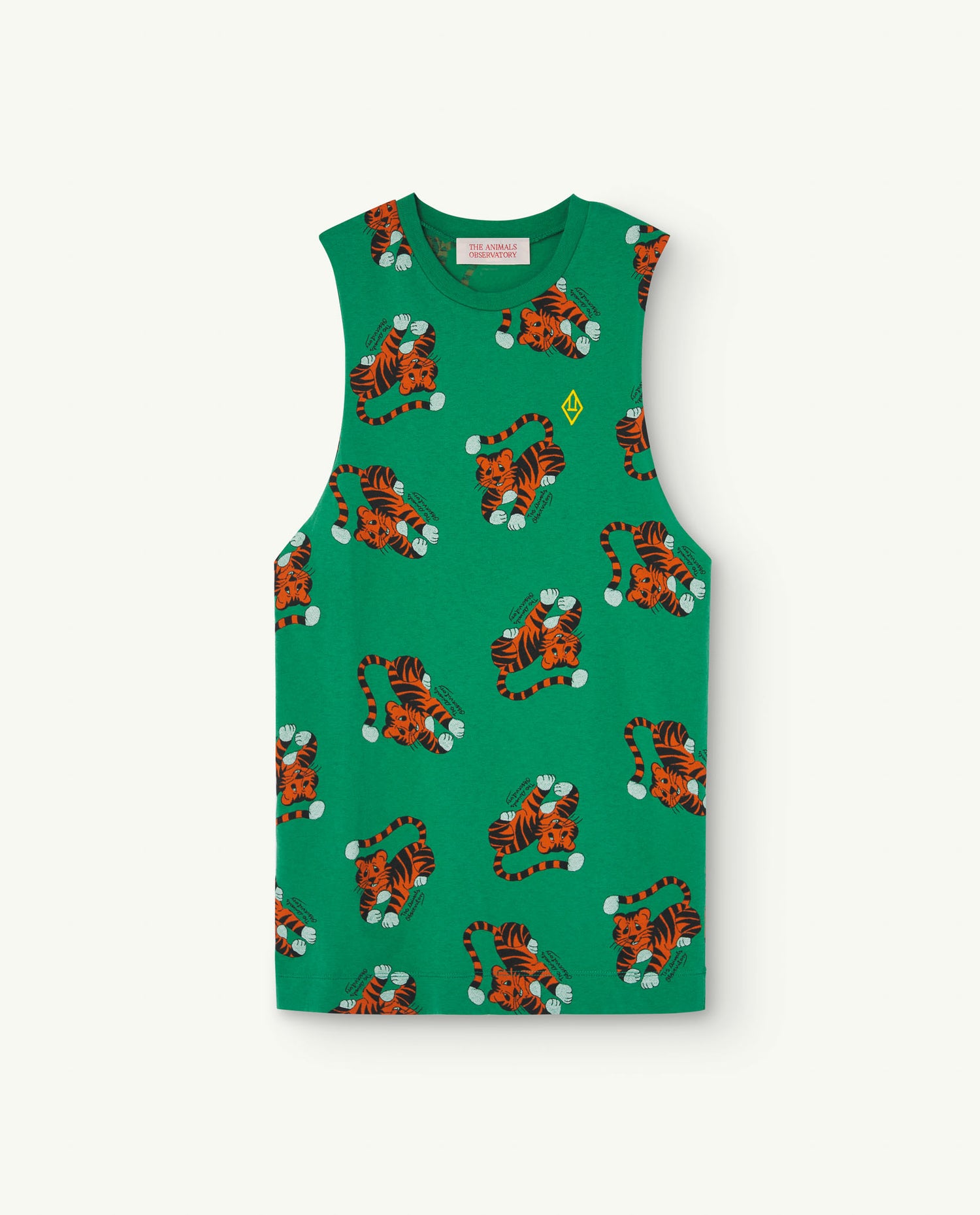 The Animals Observatory Gazel Kids Dress - Green Tiger