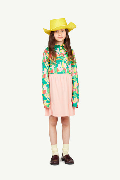 The Animals Observatory Slug Kids Skirt - Pink