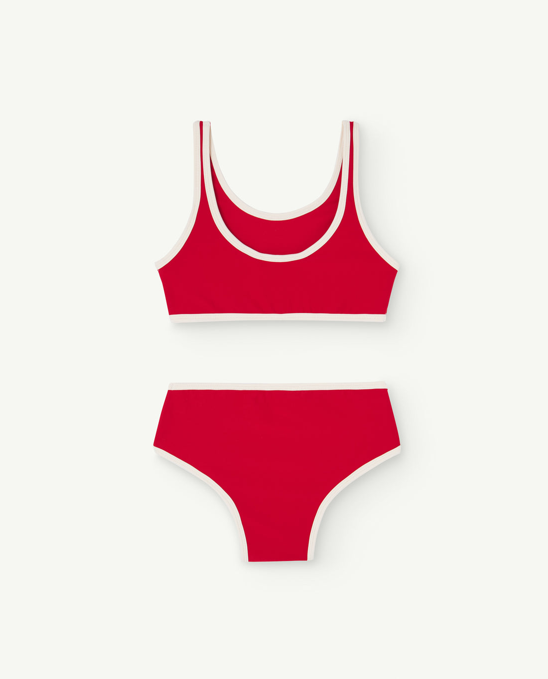 The Animals Observatory Triton Kids Swimsuit - Red