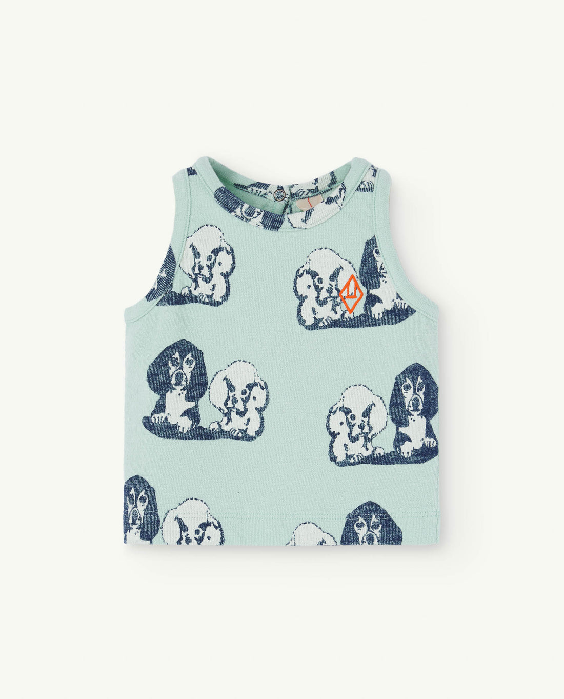 The Animals Observatory Hyena Baby T-shirt - Turquoise Dog