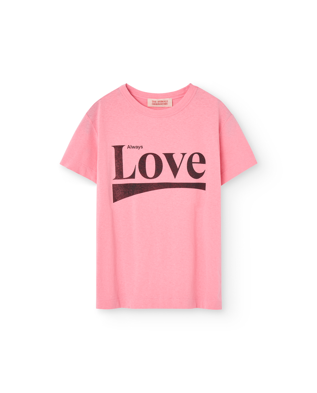 The Animals Observatory Rooster Kid T-shirt - Pink Love