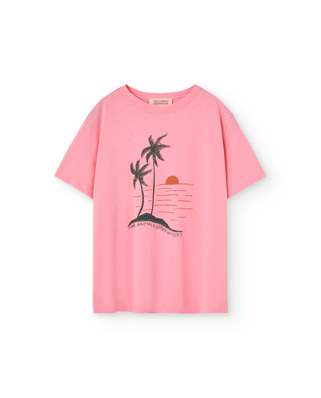 The Animals Observatory Big Rooster Kid T-shirt - Pink