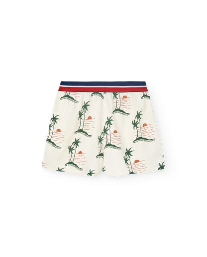 The Animals Observatory Poodle Kid Shorts - White Lindo