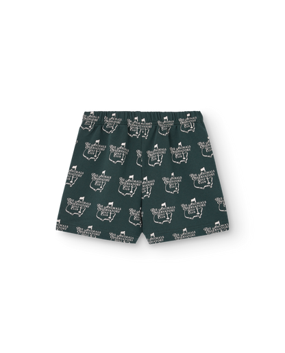 The Animals Observatory Hedgehog Kid Shorts - Deep Green