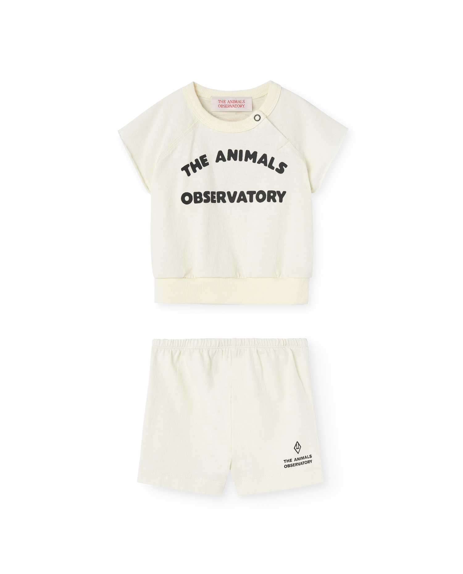 The Animals Observatory Squab Baby Set - White Logo