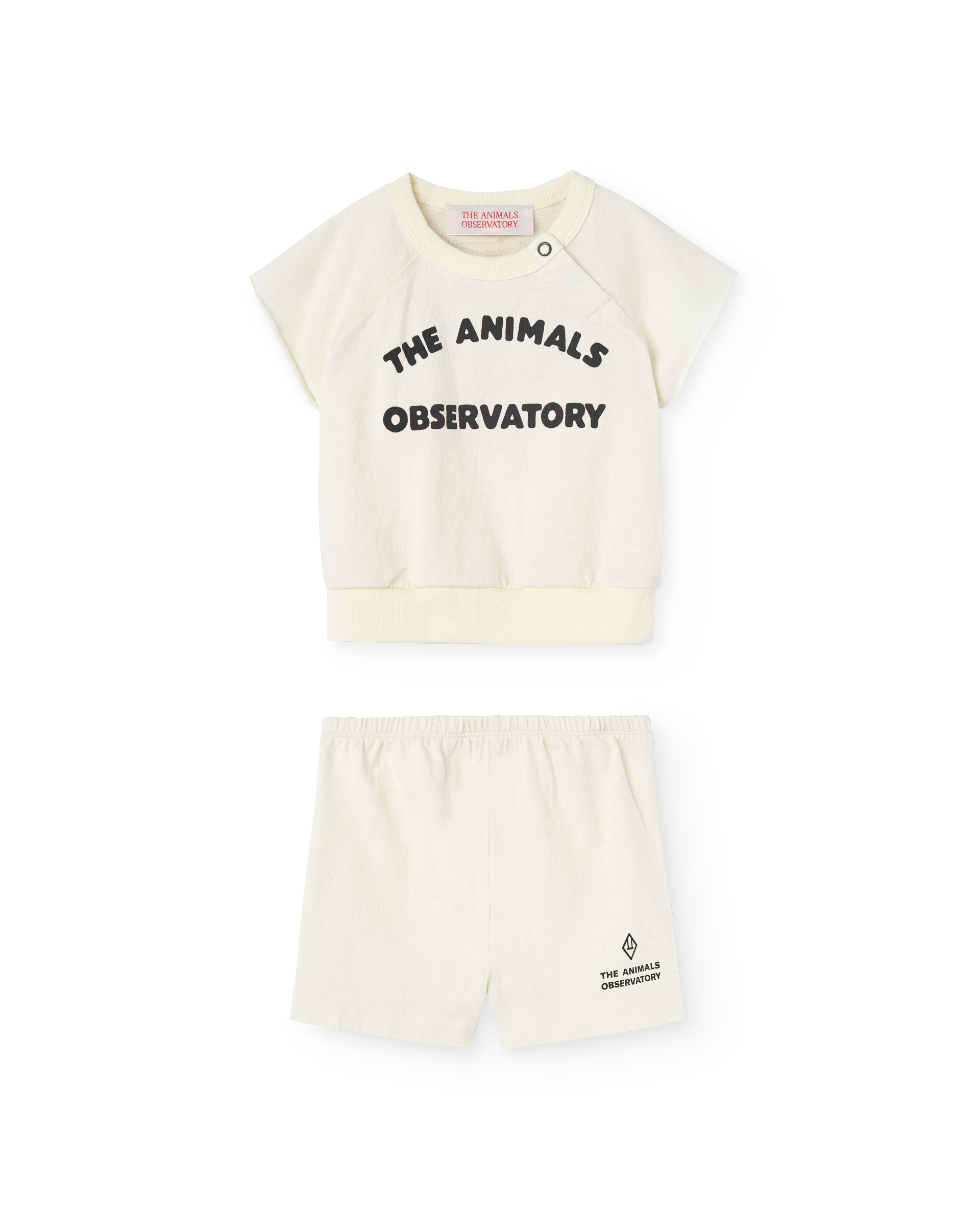 The Animals Observatory Squab Baby Set - White Logo