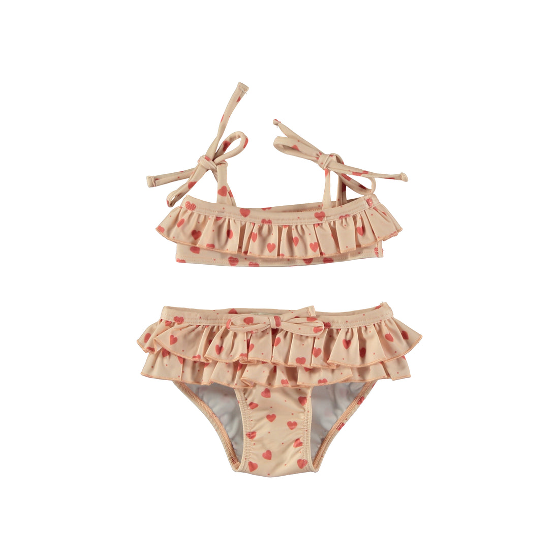 Tocoto Vintage Hearts Bikini Set - Pink