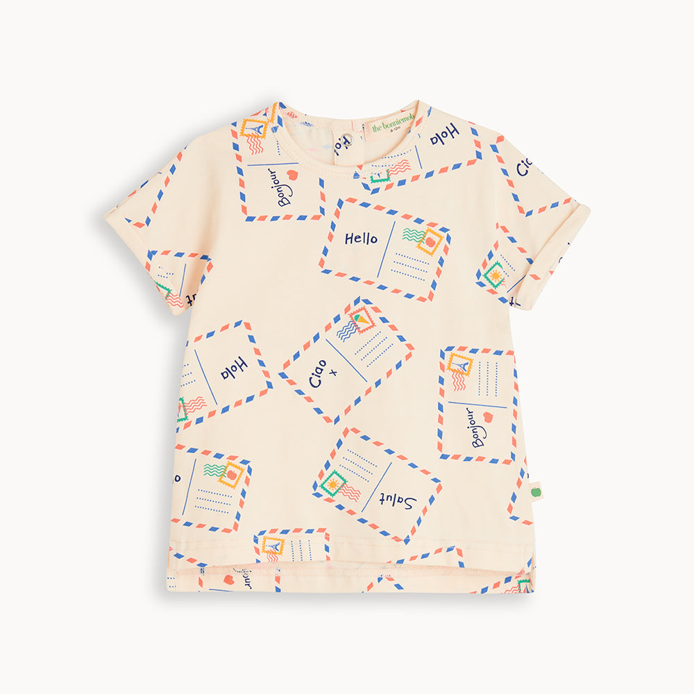 Bonnie Mob Santorini Kids T-Shirt - Postcard