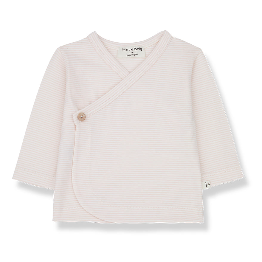 1+ in the Family Sol Longsleeve Newborn Top - Blush