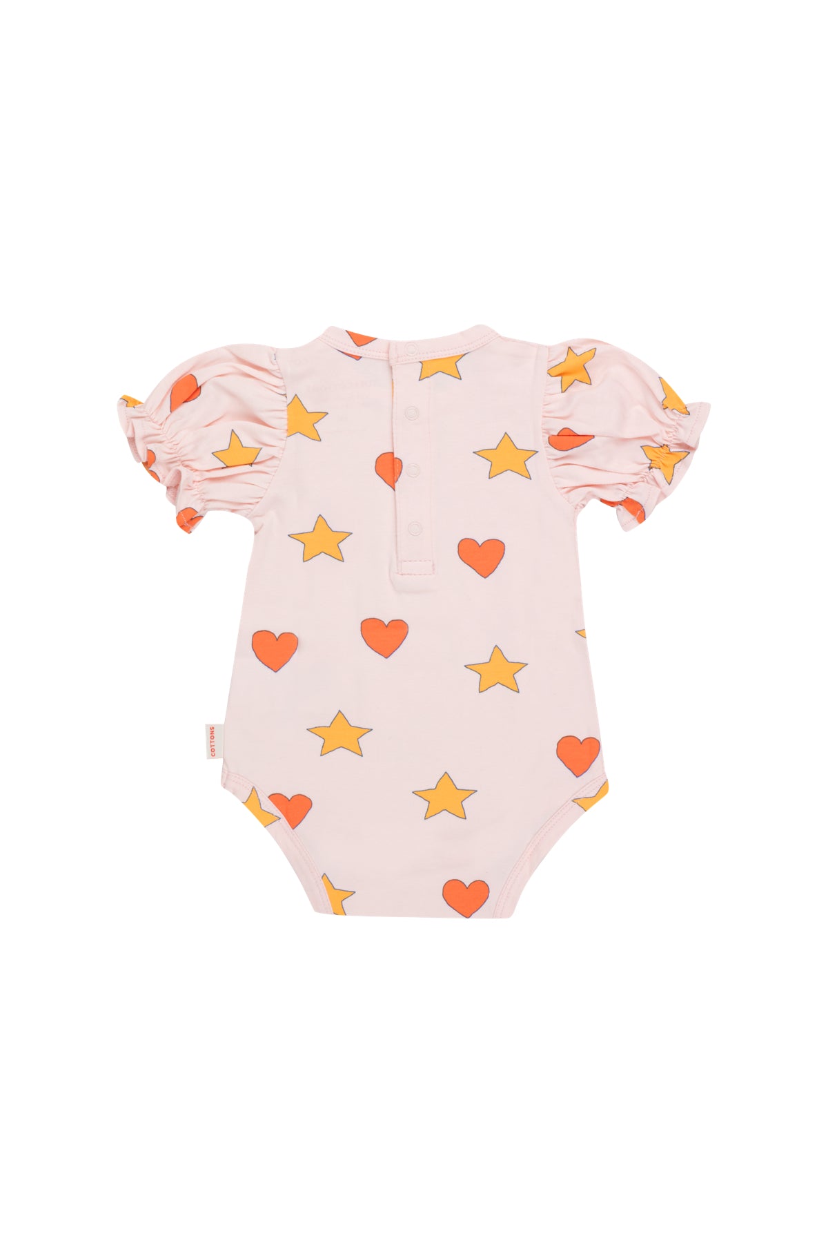 Tiny Cottons Hearts Stars Body - Pastel Pink