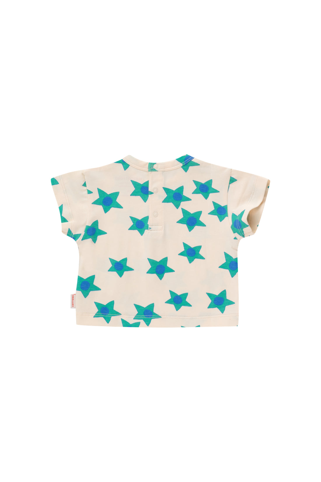 Tiny Cottons Starflowers Baby Tee - Light Cream