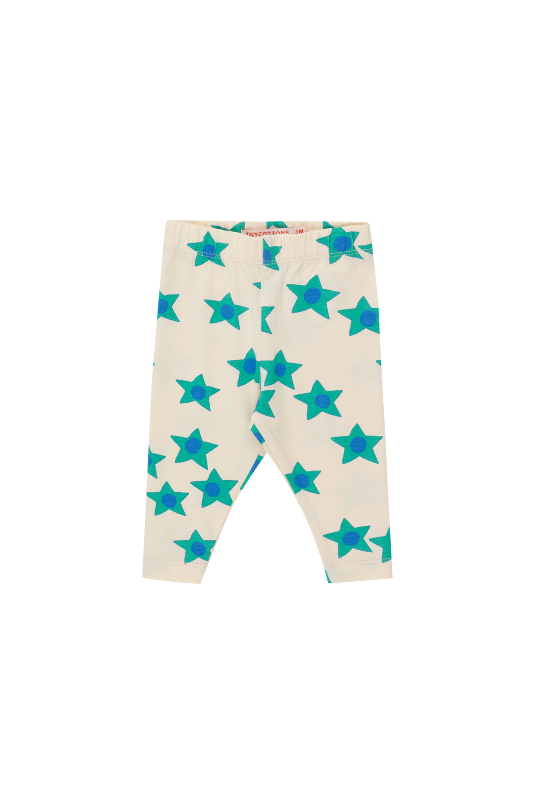 Tiny Cottons Starflowers Baby Pant - Light Cream