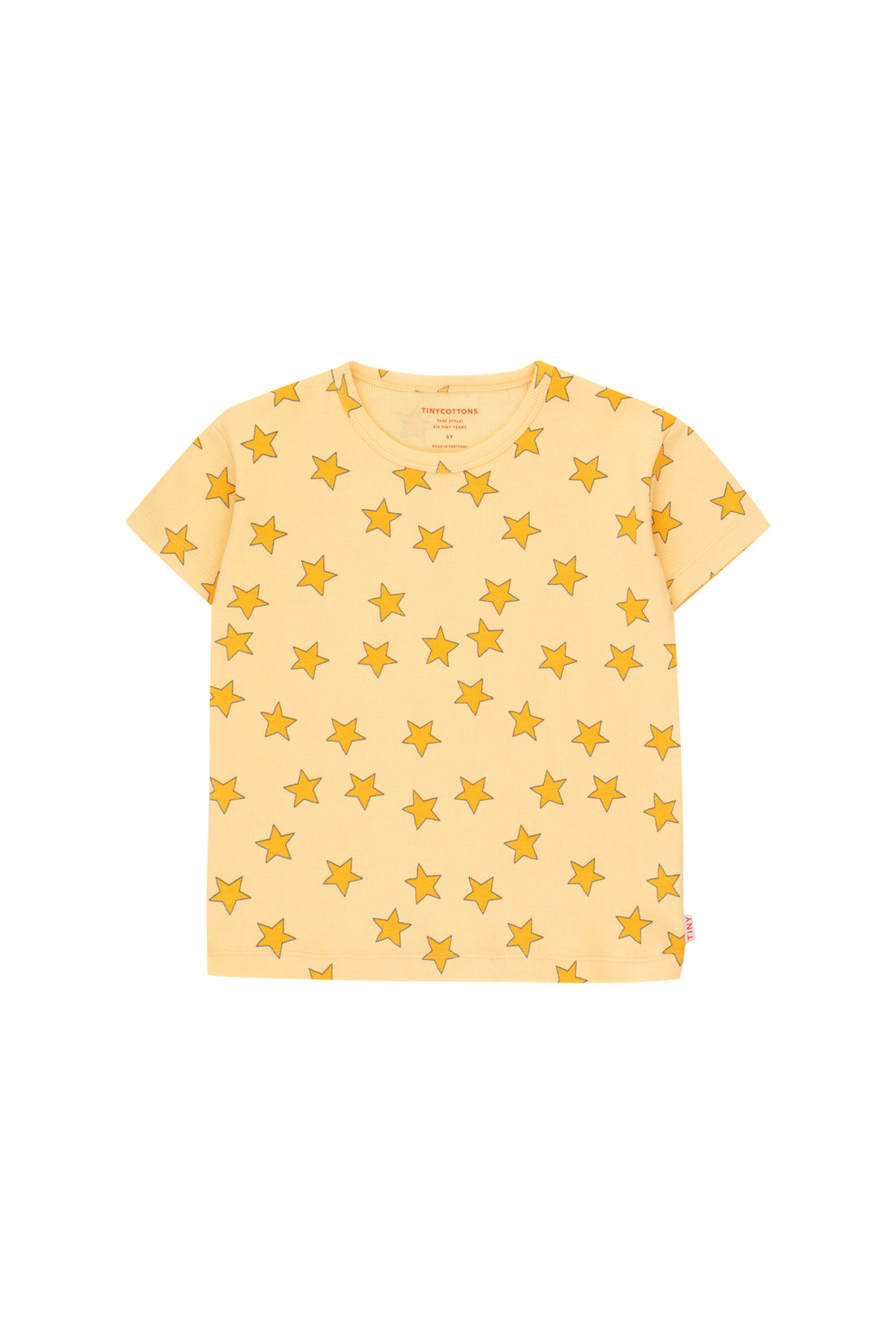 Tiny Cottons Stars Tee - Mellow Yellow