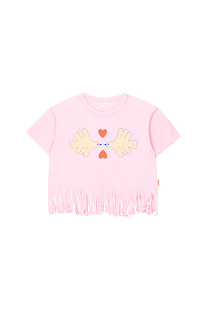 Tiny Cottons Doves Tee - Light Pink