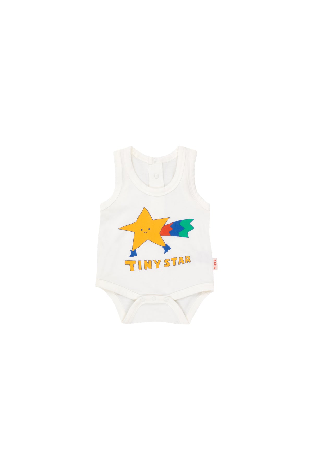 Tiny Cottons Star Bodysuit - Off-White