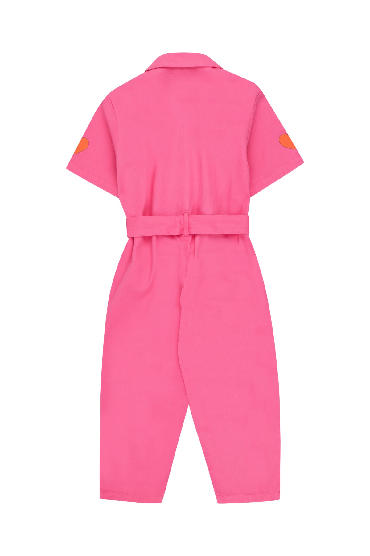 Tiny Cottons Hearts Jumpsuit - Dark Pink