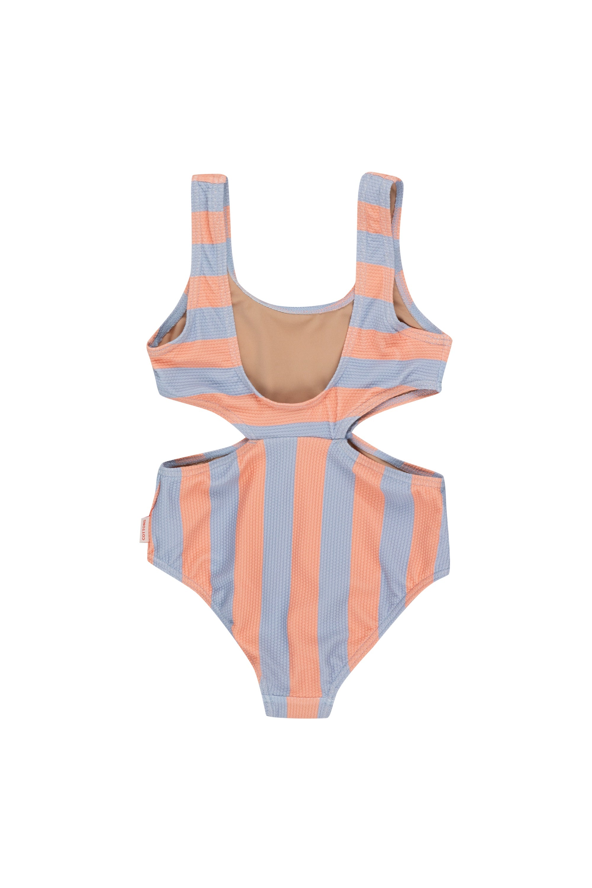 Tiny Cottons Wonderland Swimsuit - Blue-Grey / Papaya