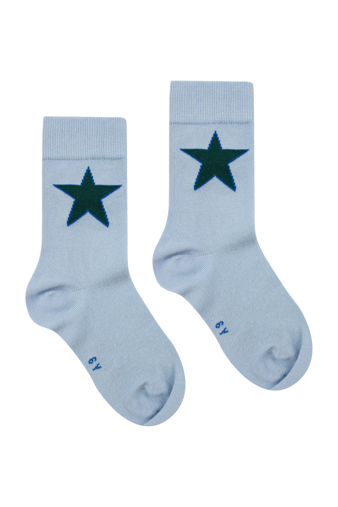 Tiny Cottons Star Medium Socks - Blue Grey