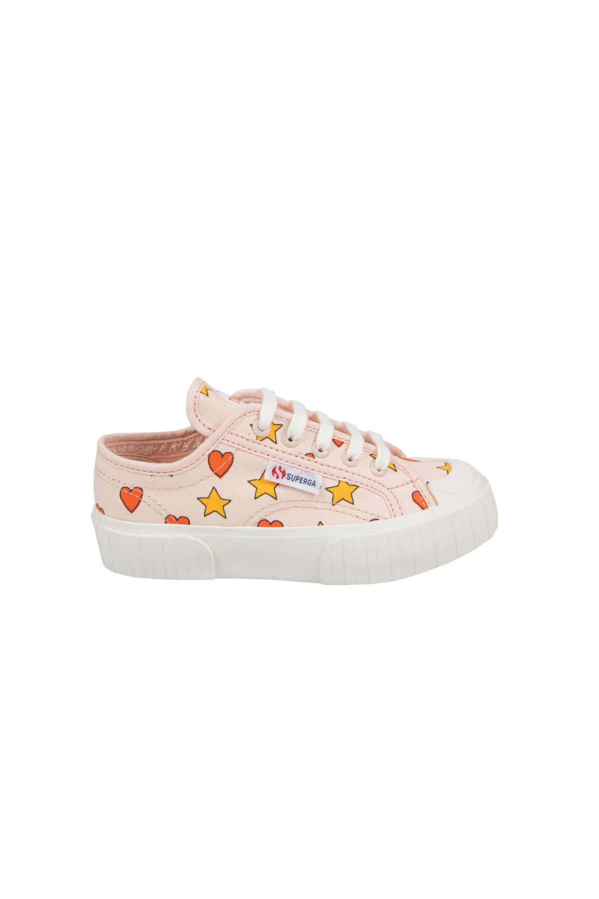 Tiny Cottons Tiny X Superga Hearts &amp; Stars Sneakers - Pastel Pink