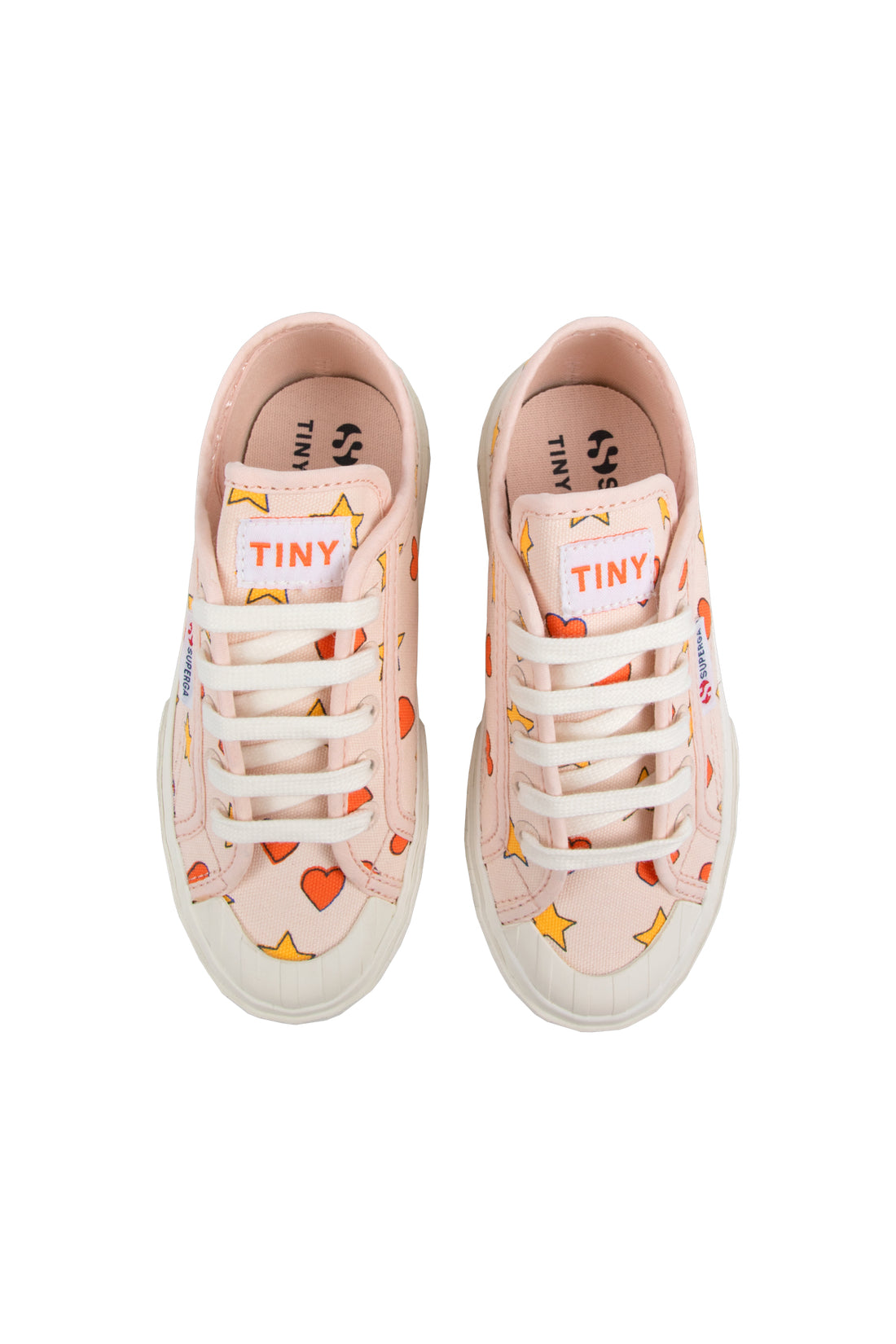 Tiny Cottons Tiny X Superga Hearts &amp; Stars Sneakers - Pastel Pink