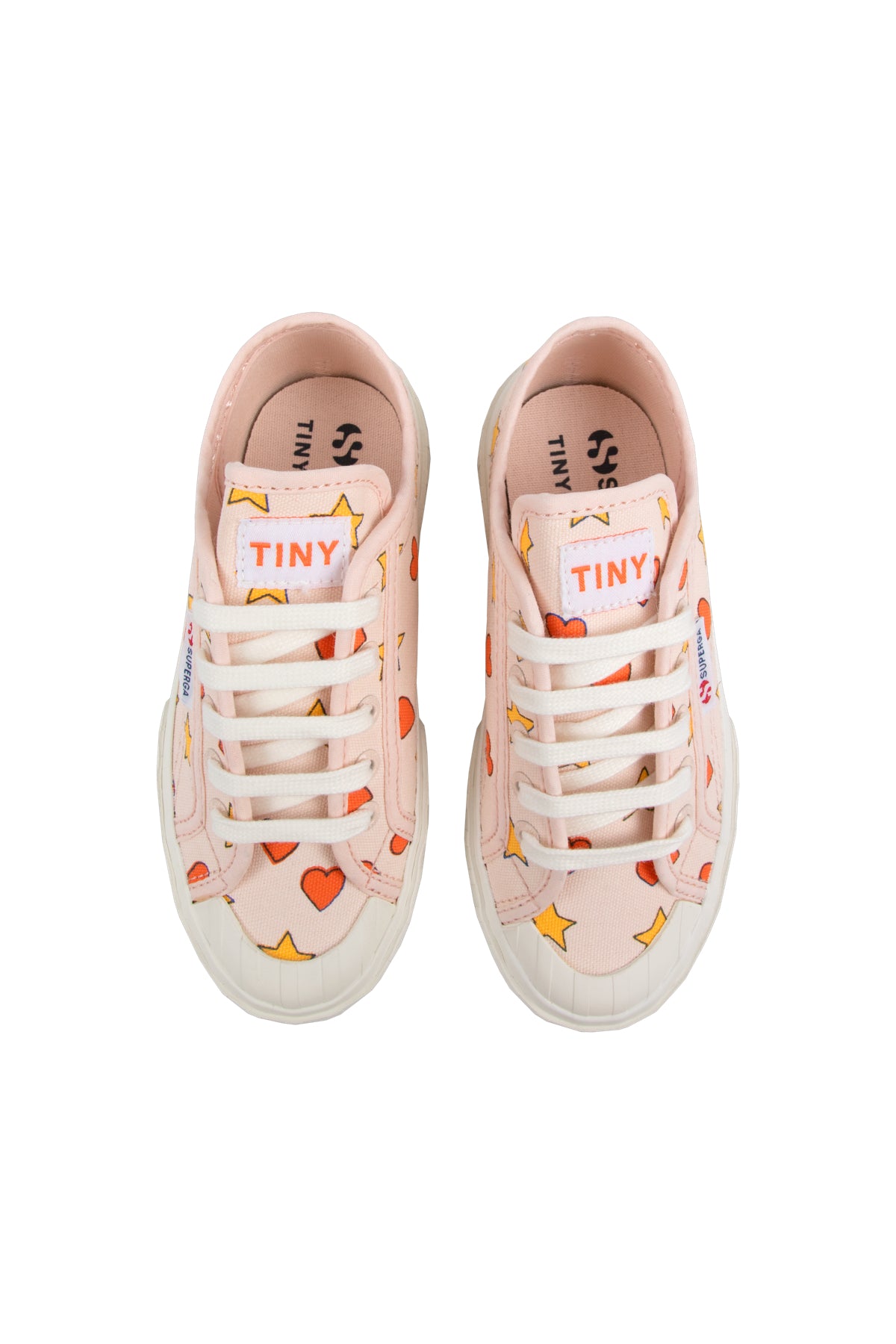 Tiny Cottons Tiny X Superga Hearts &amp; Stars Sneakers - Pastel Pink