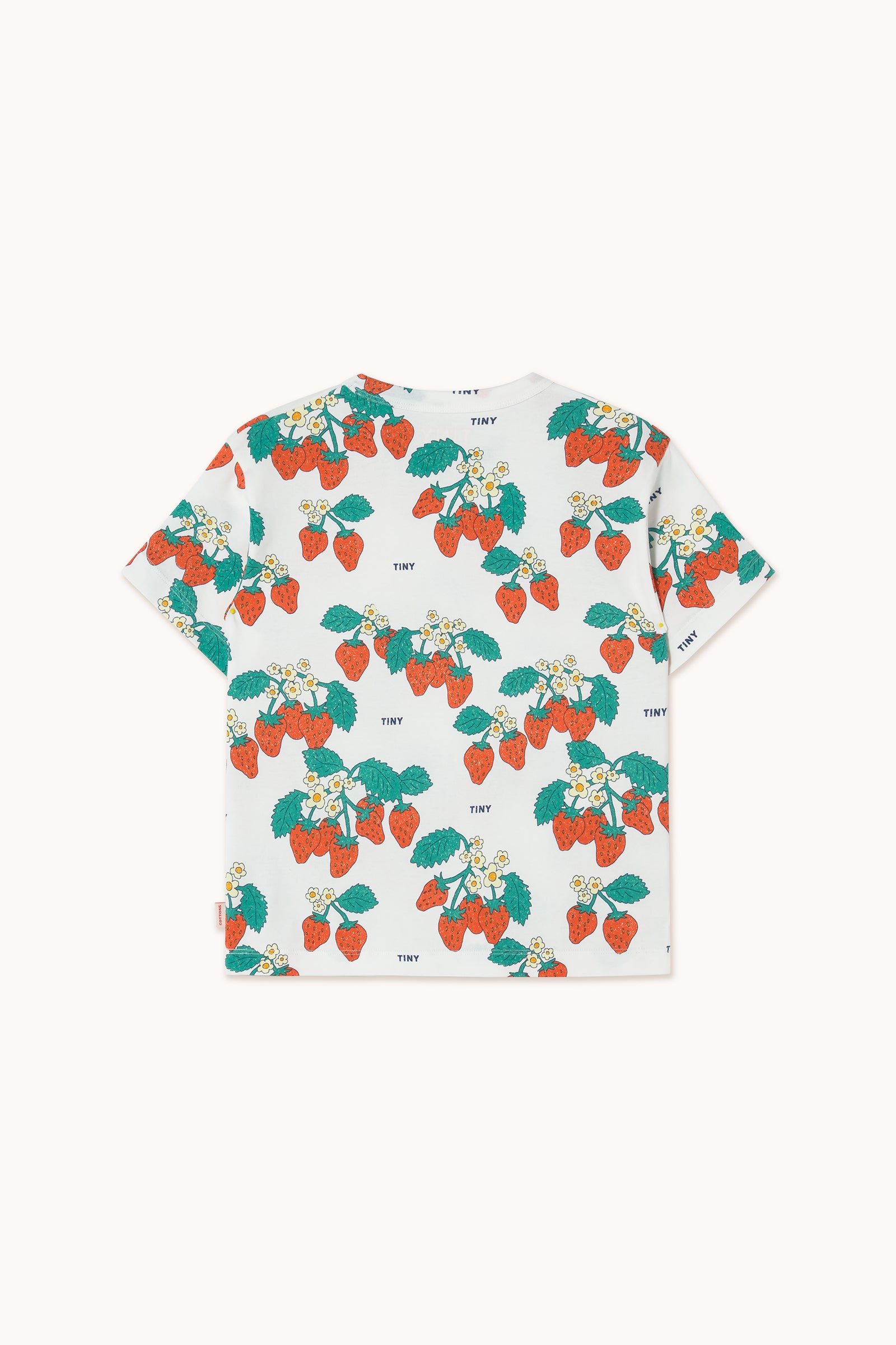 Tiny Cottons Strawberry Tee - Off White