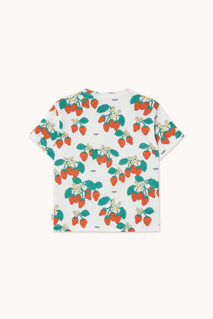 Tiny Cottons Strawberry Tee - Off White