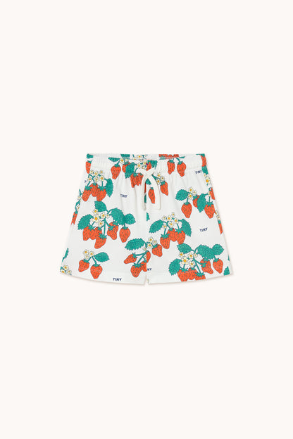 Tiny Cottons Strawberry Short - Off White